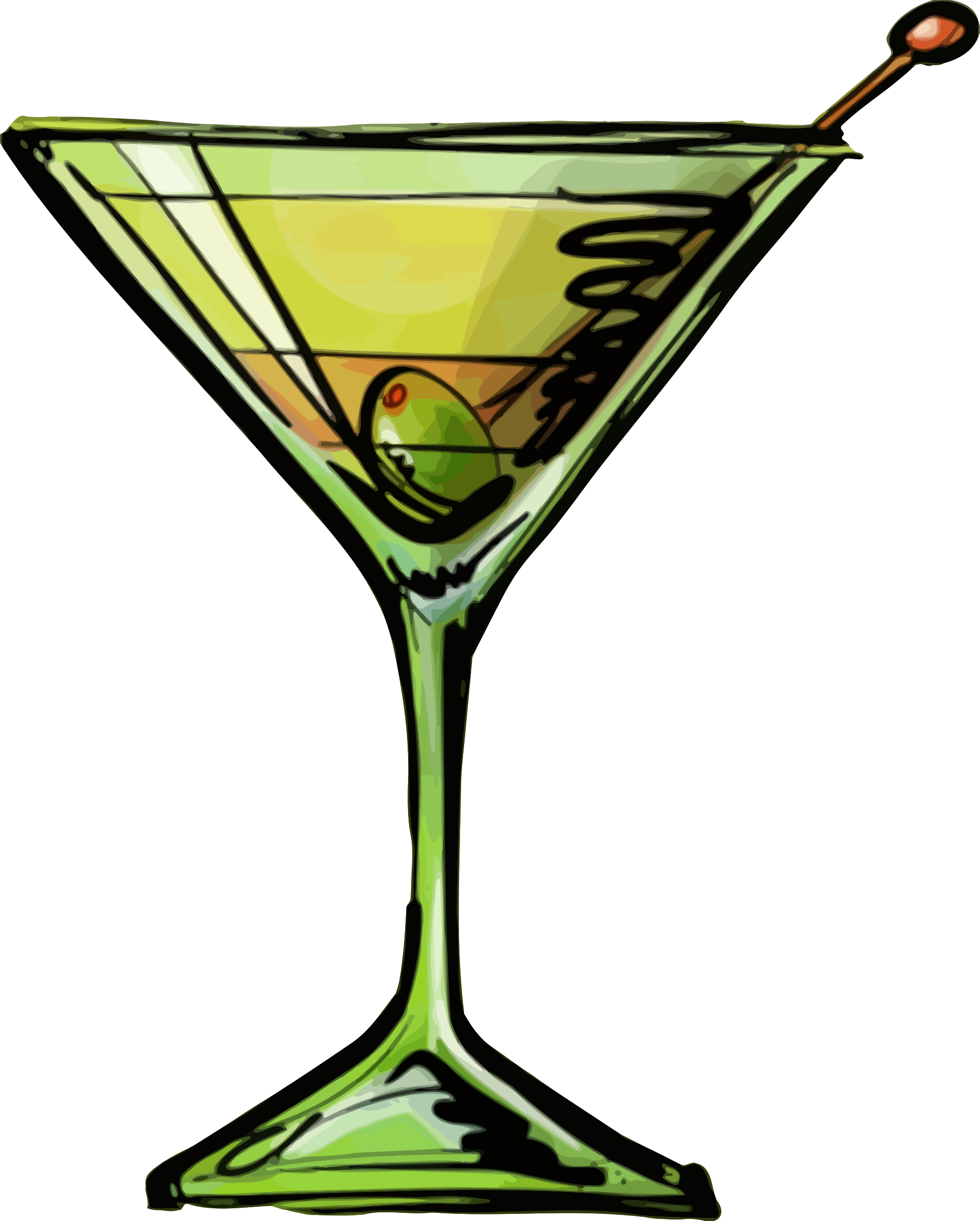 This Free Icons Png Design Of Dirty Martini Cocktail (1926x2400), Png Download