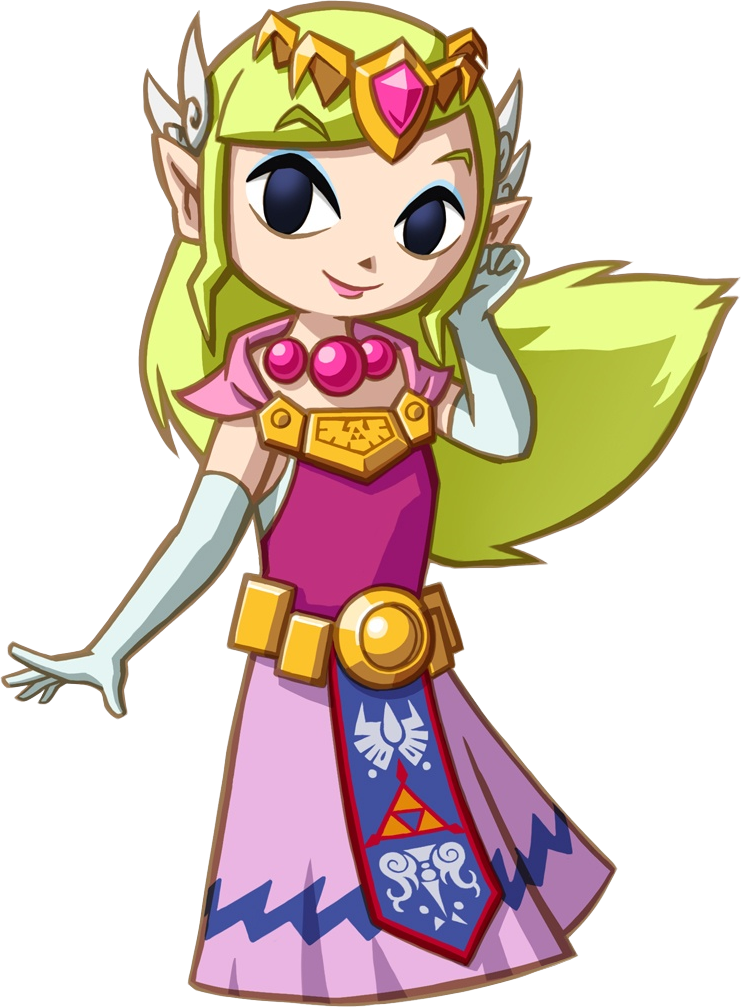 Toon Zelda - Loz Wind Waker Zelda (742x1007), Png Download