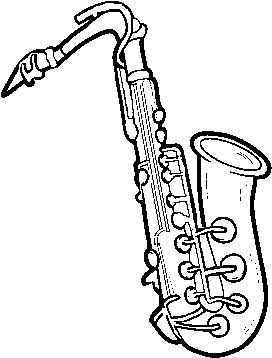 Tenor Saxophone Drawing At Getdrawings - Drawing (600x470), Png Download