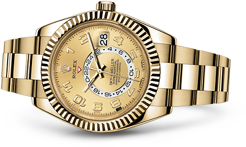 Rolex Png Image - Rolex Sky-dweller 326933 (610x610), Png Download