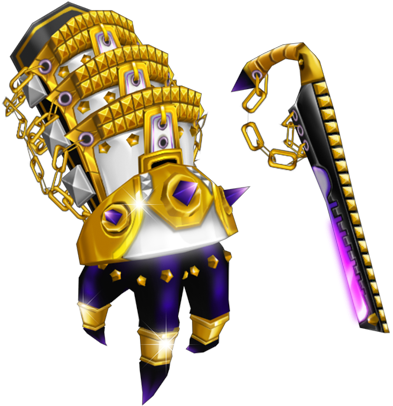 Goldchain Countersword - Sword (411x428), Png Download