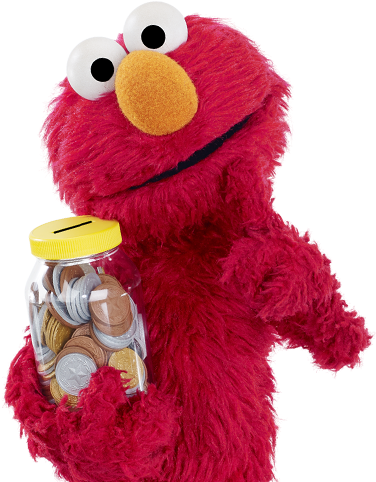 Sesame Street Elmo Png Clip Freeuse Library - Elmo Transparent Sesame Street (590x509), Png Download