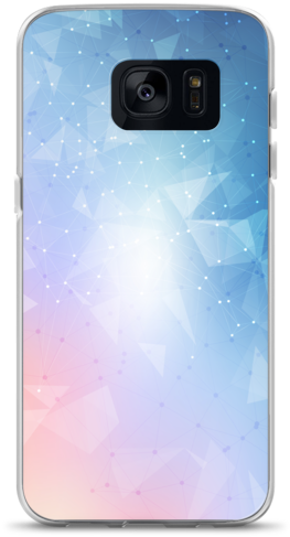 Blue And Pink Abstract Geometric Pattern Iphone Case - Samsung Galaxy (600x600), Png Download