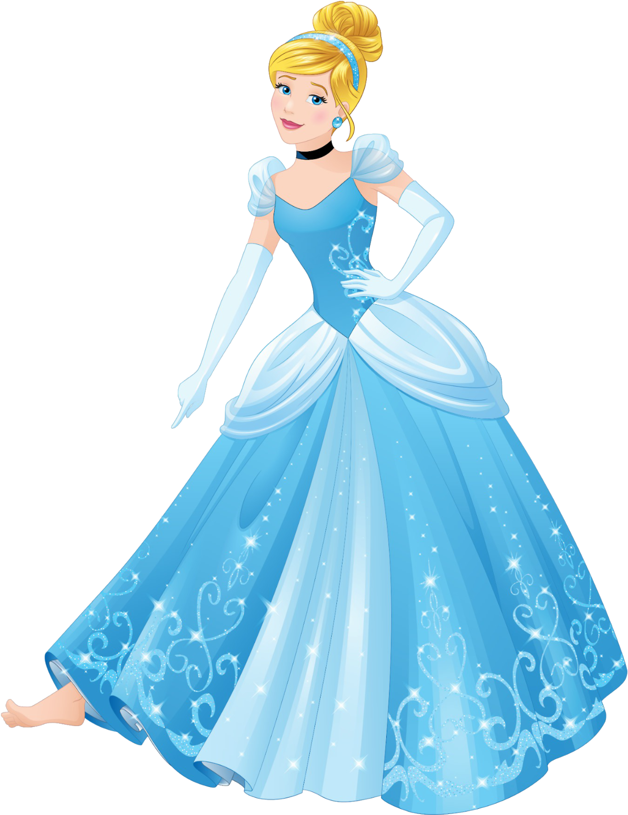 Disney Princess Characters, Disney Princess Cinderella, - Disney Princess Cinderella (1280x1672), Png Download
