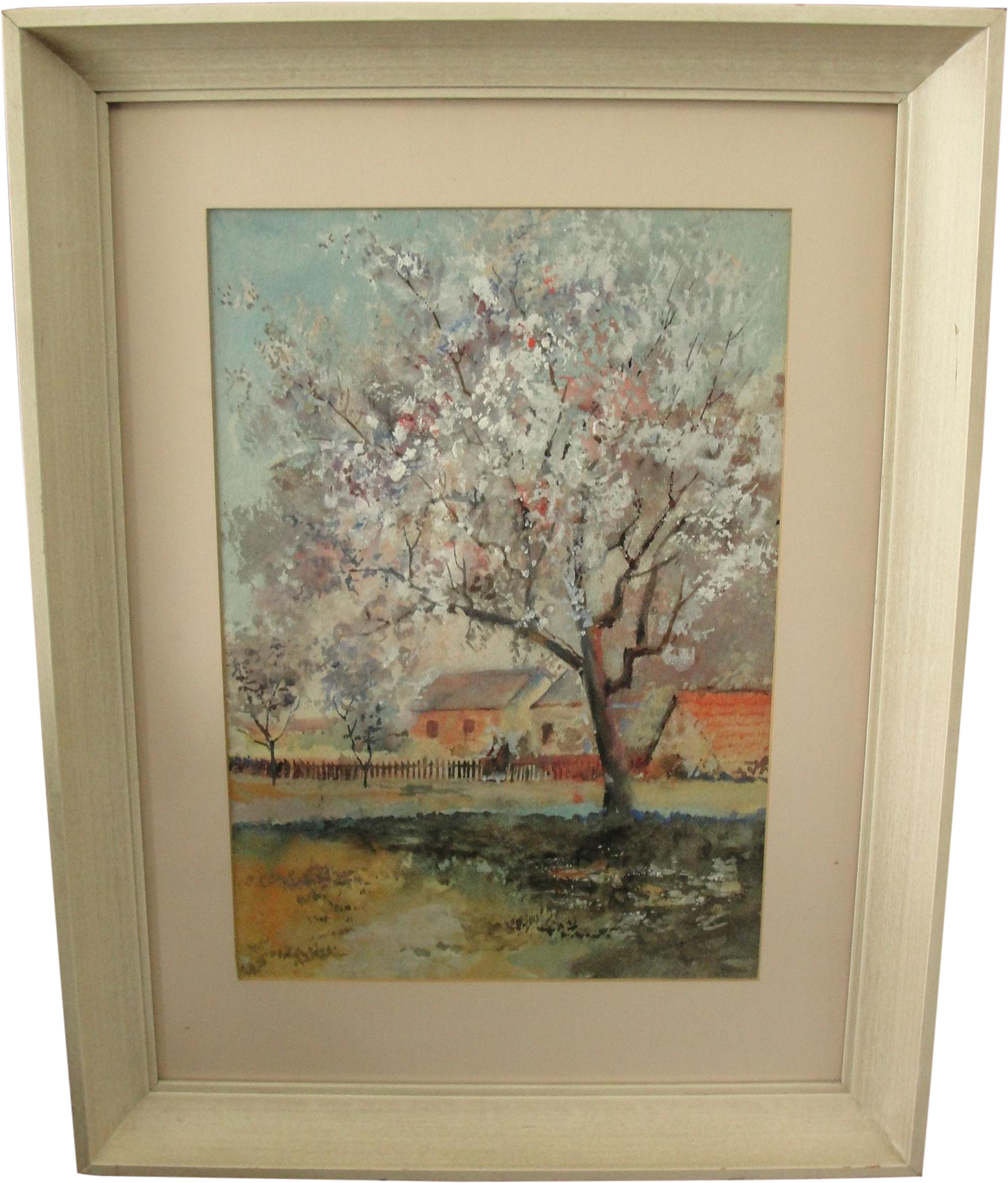 Farm Transparent Watercolor - Landscape Painting (1610x1890), Png Download