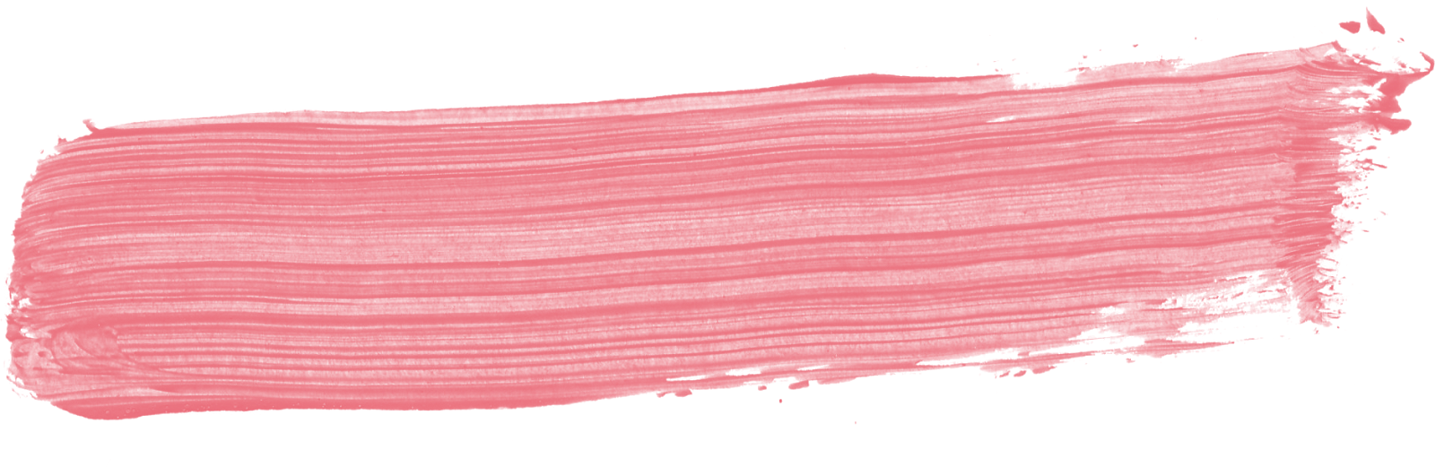 Sb Brush Stroke Pink - Paint Brush Stroke Png (1600x521), Png Download
