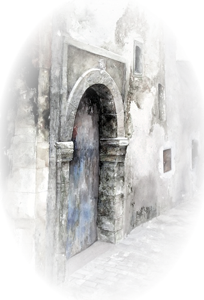 Watercolor Painting (408x600), Png Download