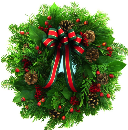 Would You Like To Make Your Own Christmas Wreath Or - Wreath (605x436), Png Download