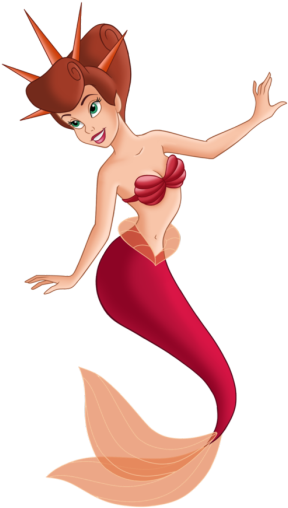 Disney The Little Mermaid Attina - Attina Ariel's Sister (500x543), Png Download