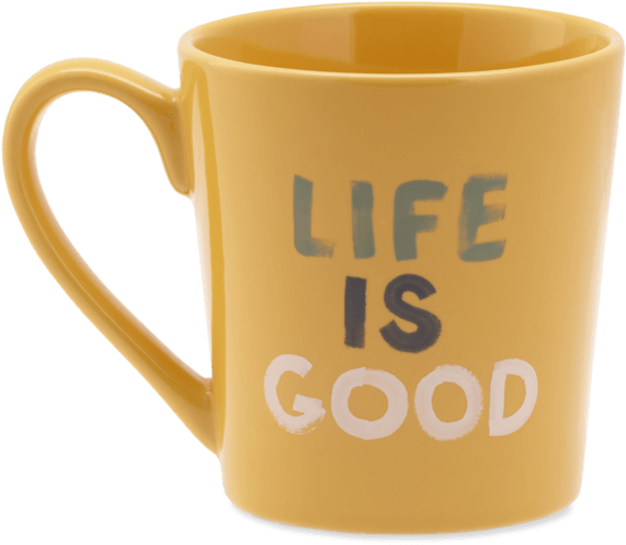 Life Is Good Love Heart Everyday Mug (570x570), Png Download