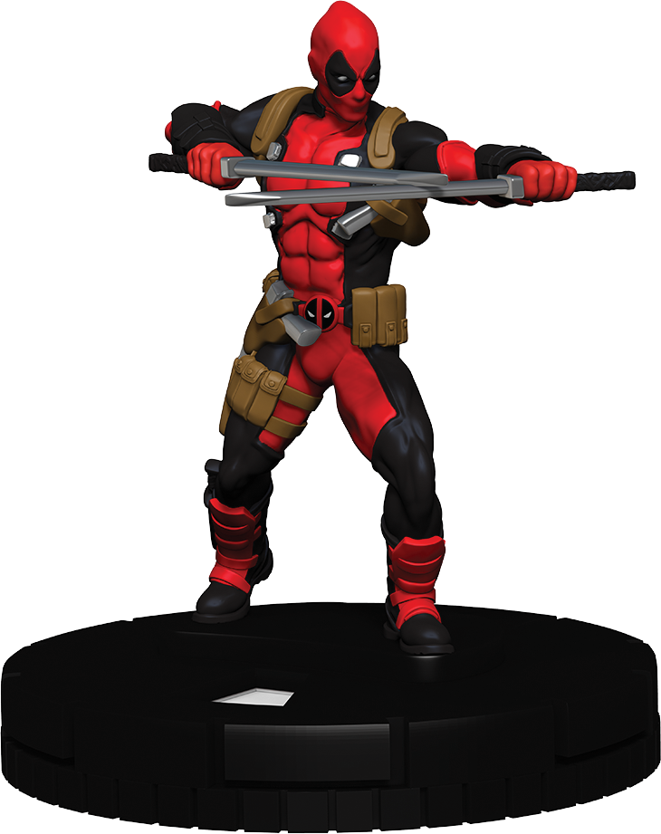 Click - Heroclix Deadpool X Force (730x921), Png Download