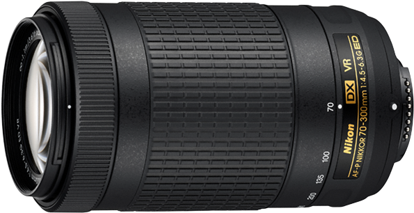 Af P Dx Nikkor 70 300mm F/4 - Nikkor Af P Dx 70 300 4.5 6.3 G Ed Vr (706x600), Png Download