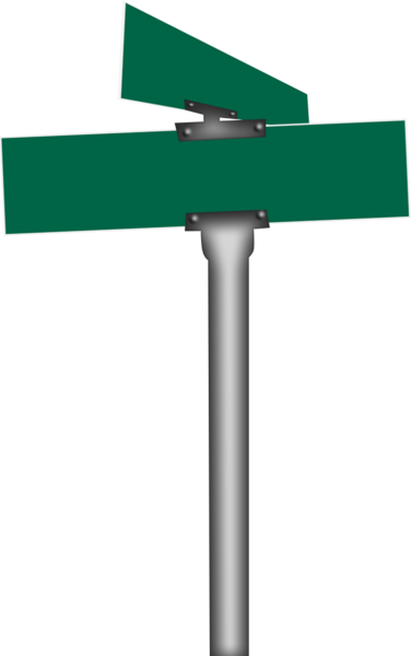Street Sign Png - Street Sign Vector Png (376x600), Png Download