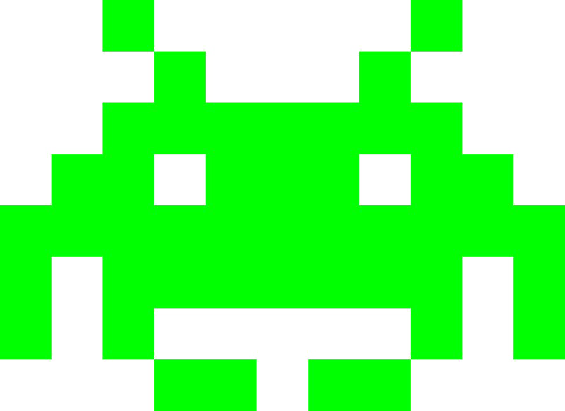 Space Invaders Alien Png Photo - Space Invaders Aliens Png (800x582), Png Download