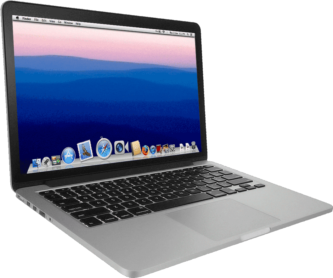 Mac Laptop Png Picture Freeuse Stock - Apple Macbook Pro Mjlt2ll (1070x896), Png Download