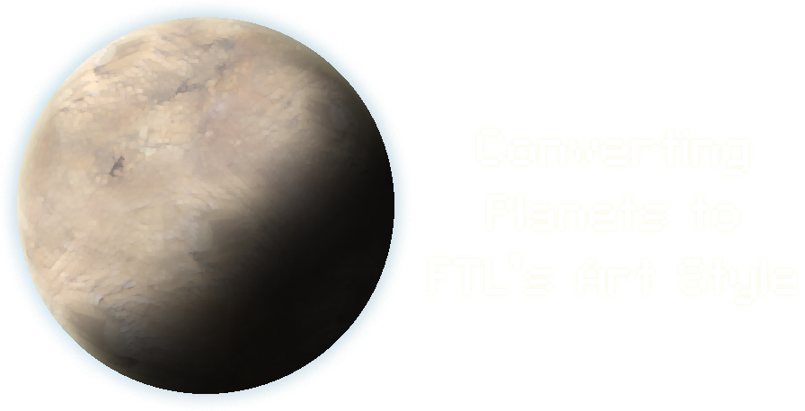 [tutorial] Converting Planets To Ftl's Art Style - Planet (896x458), Png Download