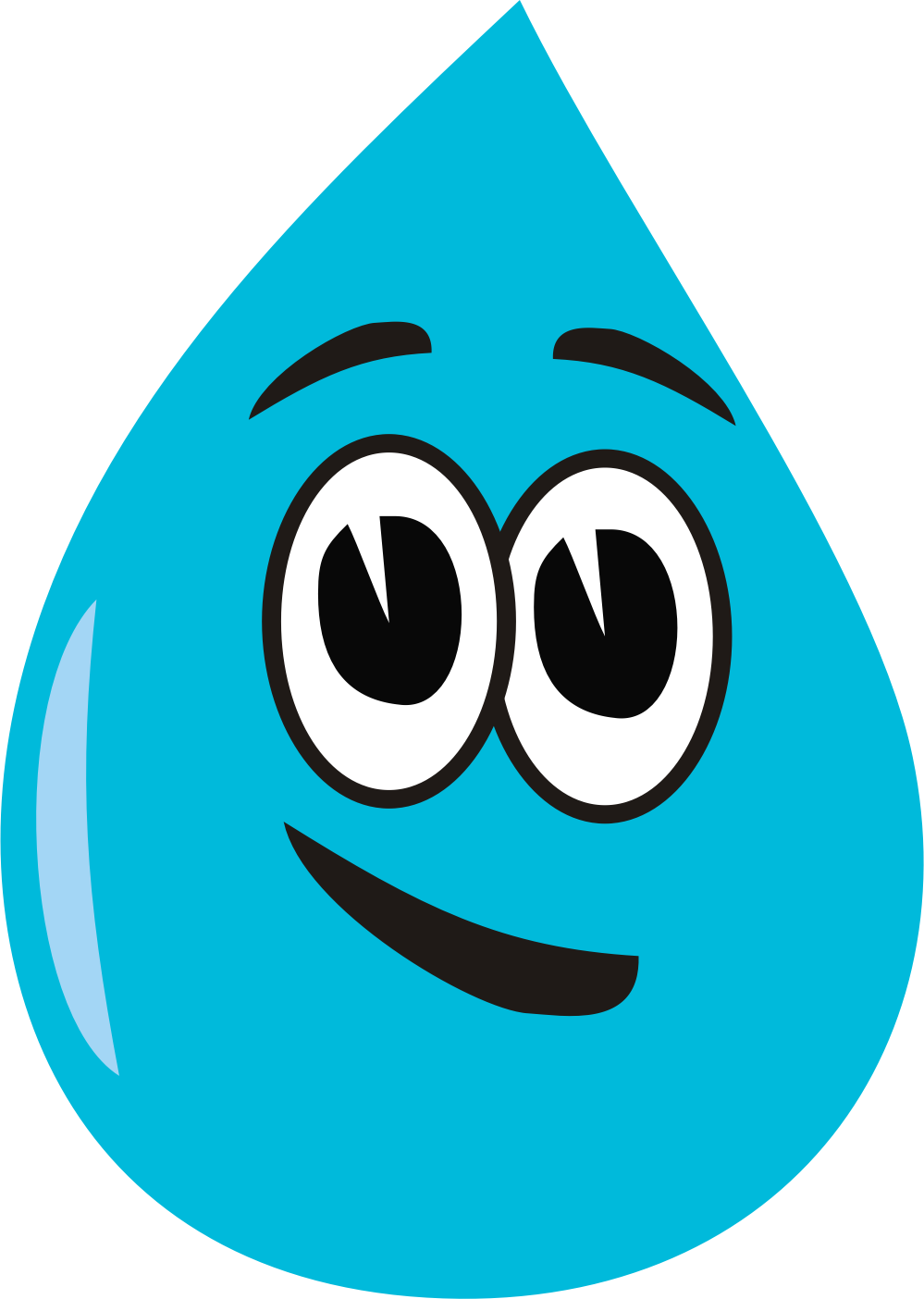 Water Drops Clipart - Water Drop Clipart Png (999x1404), Png Download