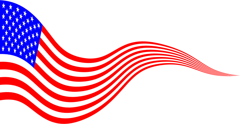 Wavy American Flag Png - Stock Exchange (774x400), Png Download