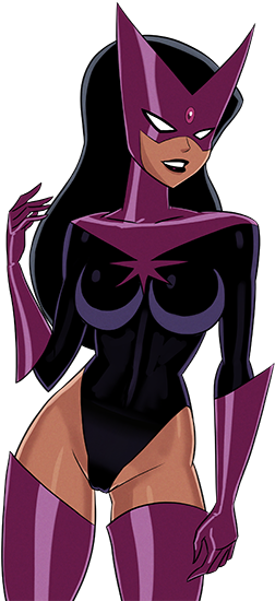 Star Sapphire - Cartoon Justice League Star Sapphire (525x700), Png Download
