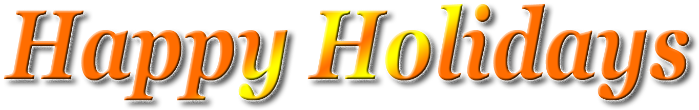 Happy Holidays Png Green For Kids - Happy Holidays Text (1500x349), Png Download