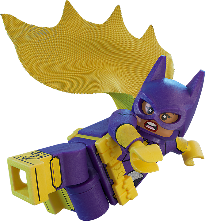 Batgirl - Lego Batman Png (669x722), Png Download