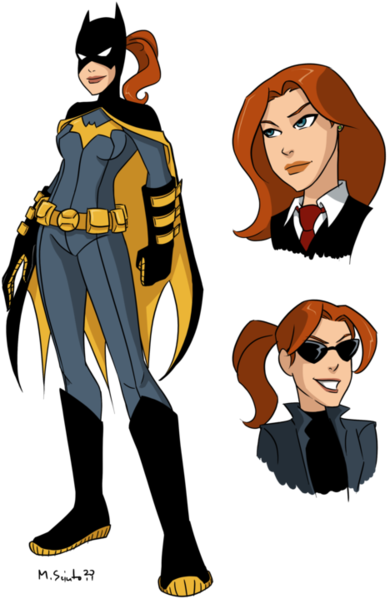 Young Justice Batgirl By Shoot-o - Barbara Gordon Batgirl Young Justice (500x647), Png Download