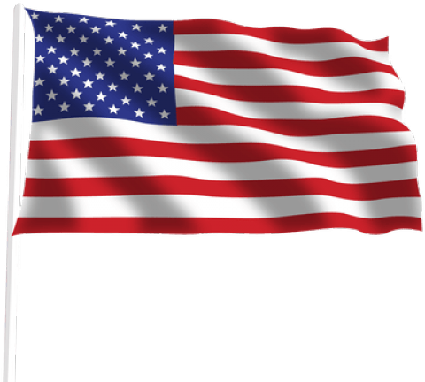 United States Of America Flag Png Transparent Images - Bandera Estados Unidos Png (640x480), Png Download