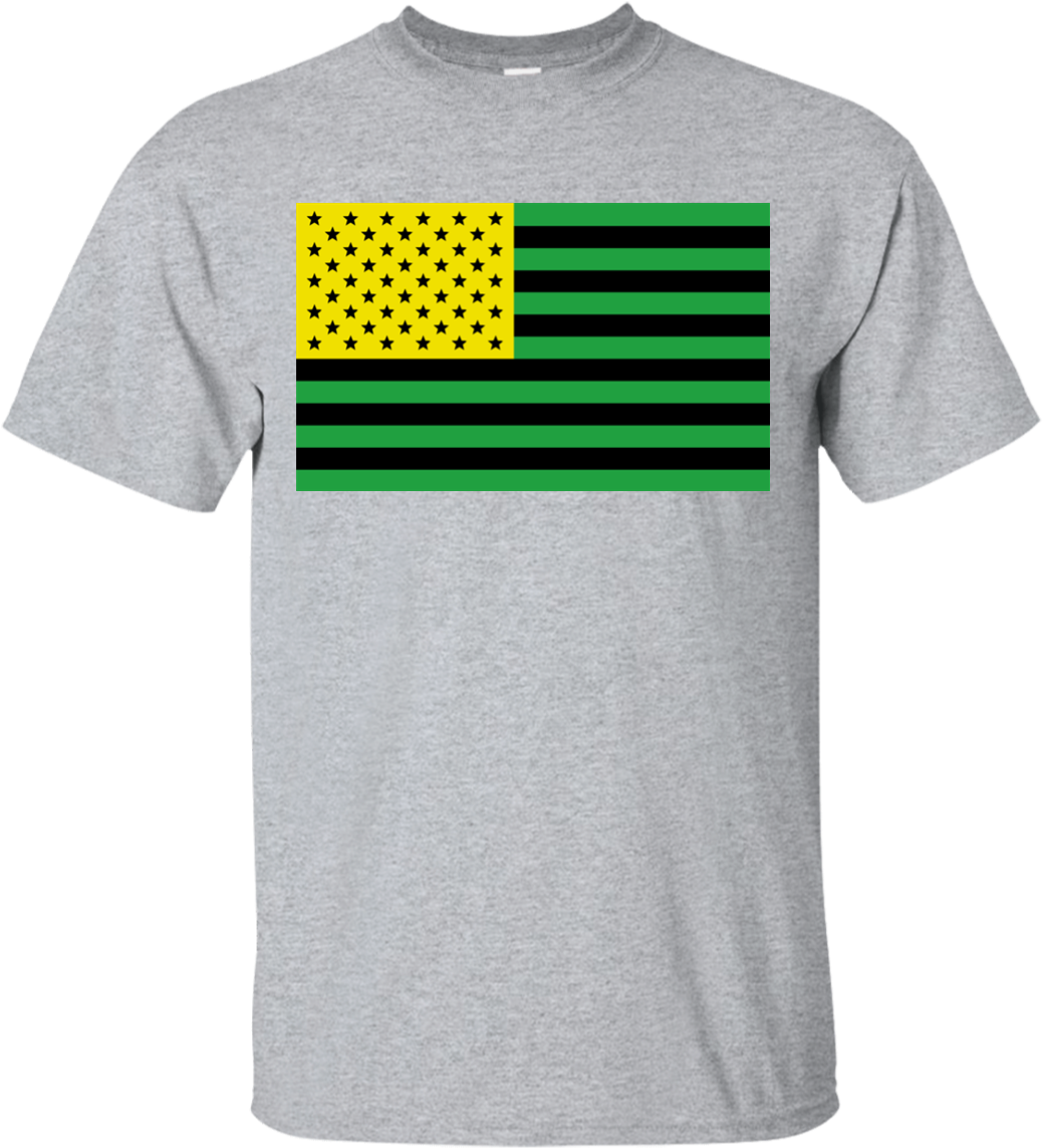 Usa Flag With Jamaica Flag Colors - Same Crime Shirt (1155x1155), Png Download