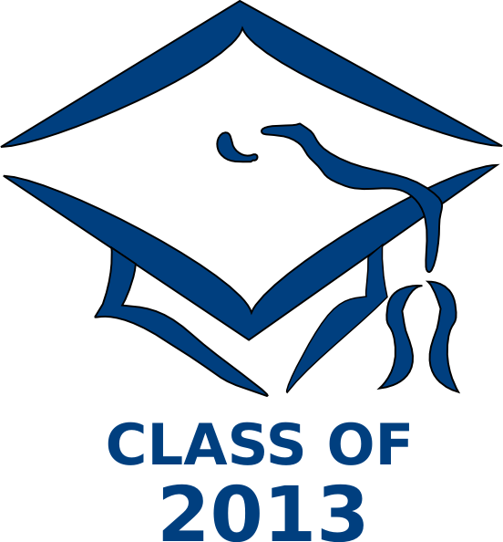 Clip Arts Related To - Graduation Clip Art 2013 (552x594), Png Download