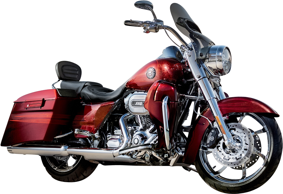 Free Png Harley Davidson Road King Motorcycle Bike - Harley Davidson Road King Png (850x609), Png Download