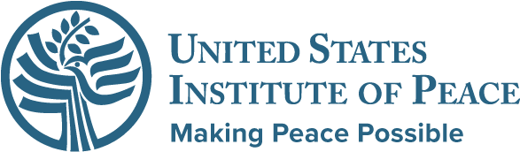 Download A High Resolution Version Of The Usip Logo - Custom Iridescent Tote Bags (8"x5"x10"x5"), Promotional (586x207), Png Download