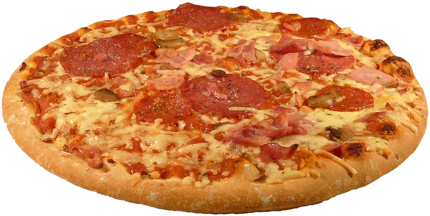 Mushroom Pizza Png File - Pizza 5'x7'area Rug (960x576), Png Download