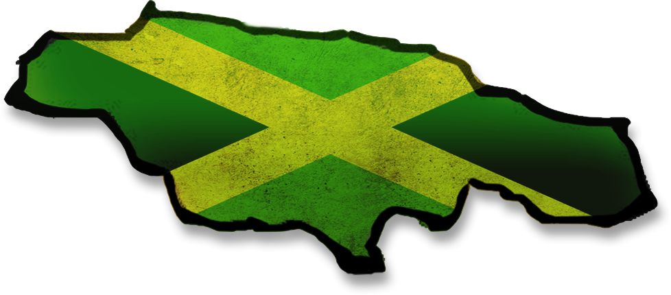 Respect For Jamaicans - Jamaica Map Png (978x430), Png Download