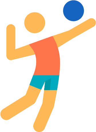 Volleyball Icon (500x500), Png Download