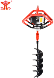 Ground Drill And Hole Digger Machine And Portable Land - Digging (350x350), Png Download