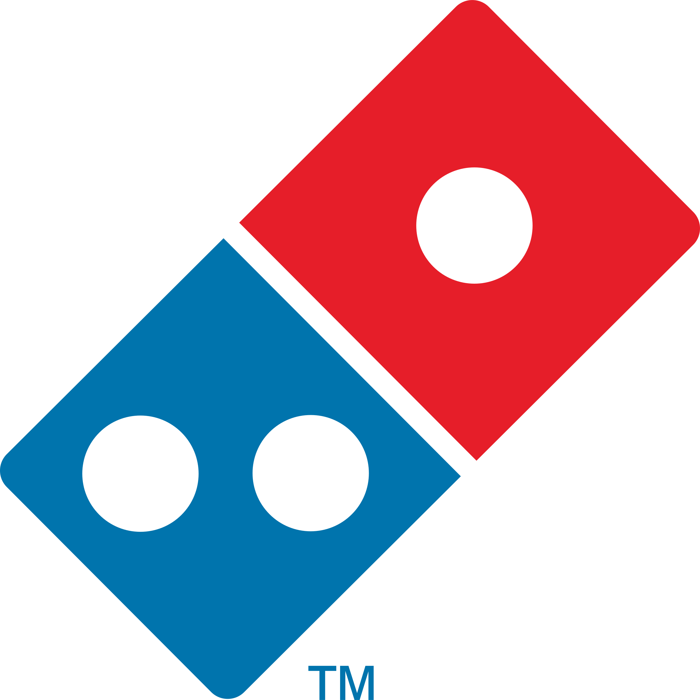 Domino's Logo Png Transparent - Domino's Pizza Logo Png (2400x2401), Png Download