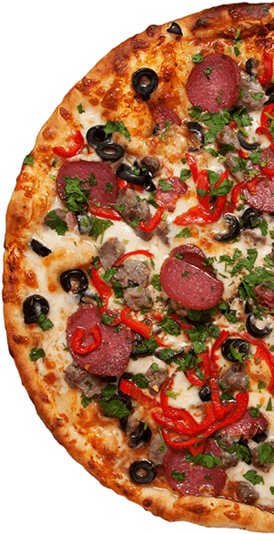 Pizzahalf - California-style Pizza (300x618), Png Download