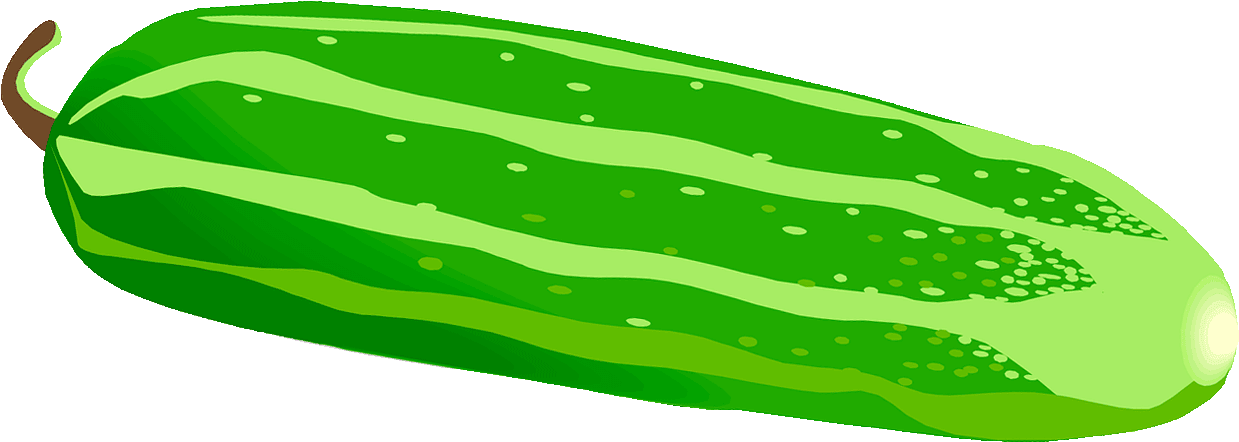Cucumber Clipart Single - Cucumber Clipart (1280x720), Png Download