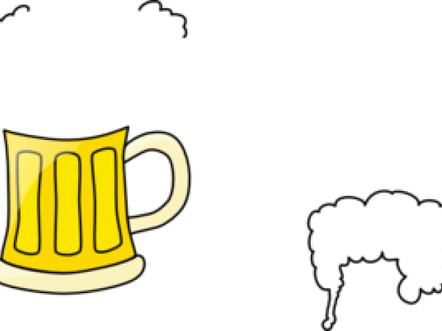 Foam Clipart Beer Mug - Beer Clip Art (640x480), Png Download