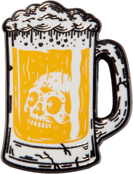 "beer Mug" Pin - Beer (459x600), Png Download