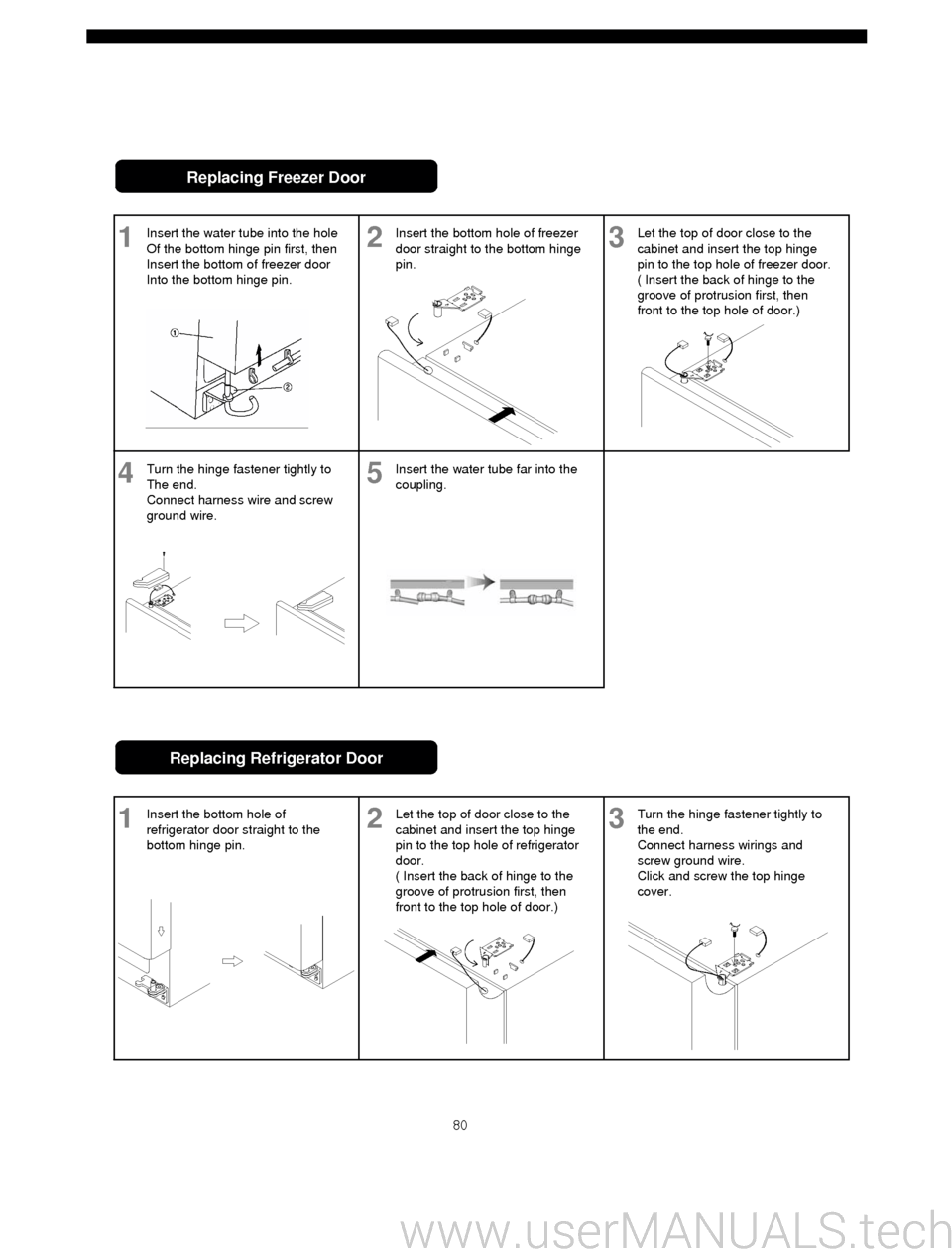 Front To The Top Hole Of Door - Diagram (960x1358), Png Download