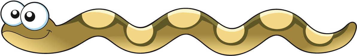 Snake Cartoon Dessin Animxe - Drawing (1504x488), Png Download