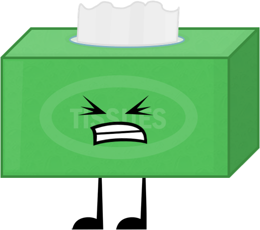 Tissue Box Pose (518x459), Png Download
