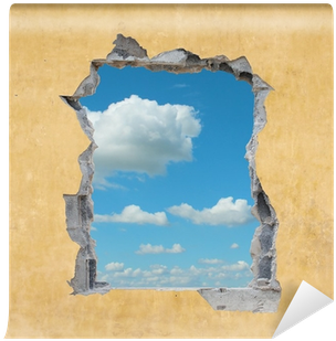 3d Hole In A Wall (400x400), Png Download