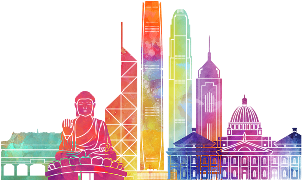 Bleed Area May Not Be Visible - Hong Kong Landmark (600x427), Png Download