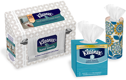 Https - //www - Kleenex - Kleenex /history/history - Kleenex Hand Towels - 60 Count (497x309), Png Download