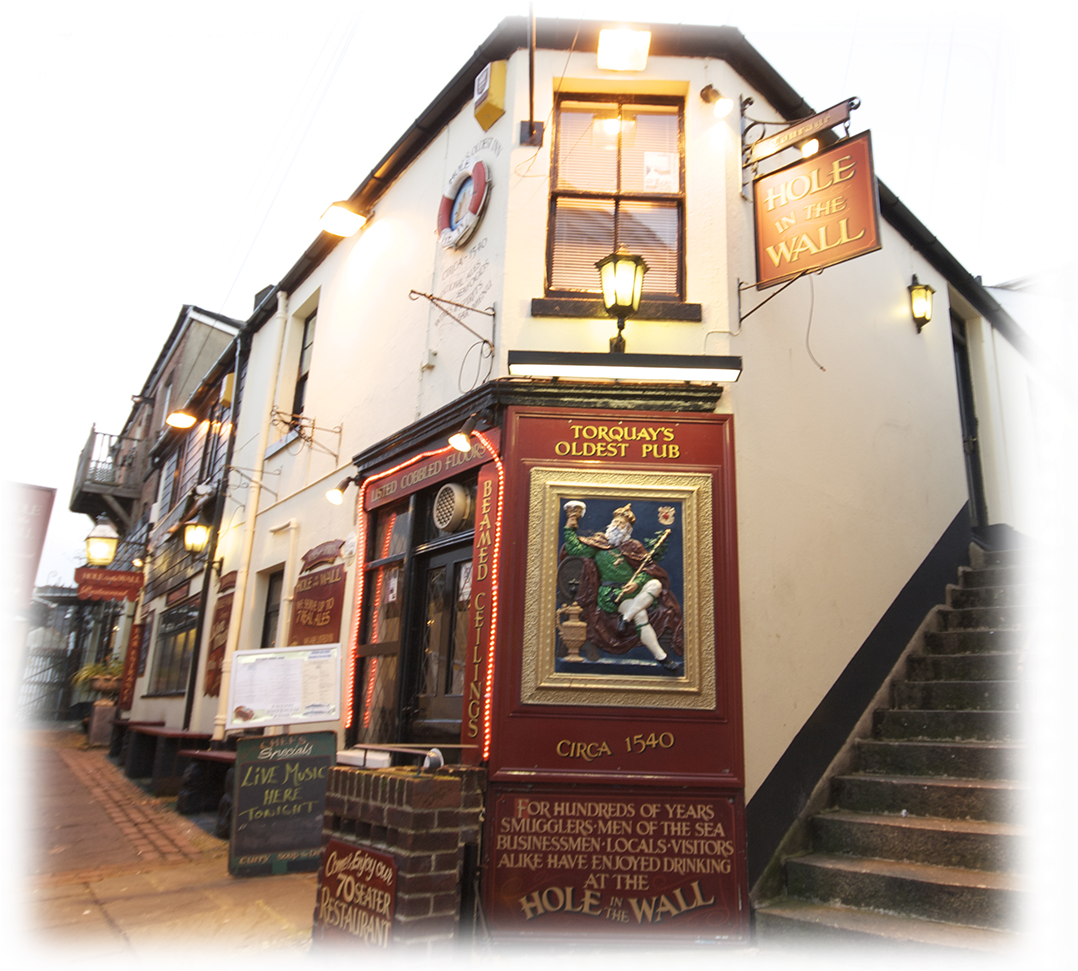 Hole In The Wall Pub Torquay Devon Torquay's Oldest - Hole In The Wall Torquay (1100x1051), Png Download