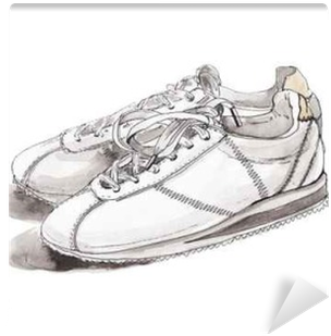 Art Print: Ksenia102390's Watercolor Sneakers, 41x30cm. (400x400), Png Download