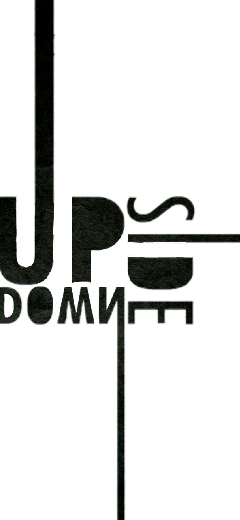 Up Upside Upsidedown Love Lovely - Typography (240x520), Png Download