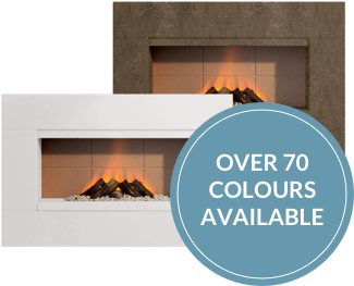 Sleek And Stylish Hole In The Wall Electric Fires - Electricity (364x333), Png Download